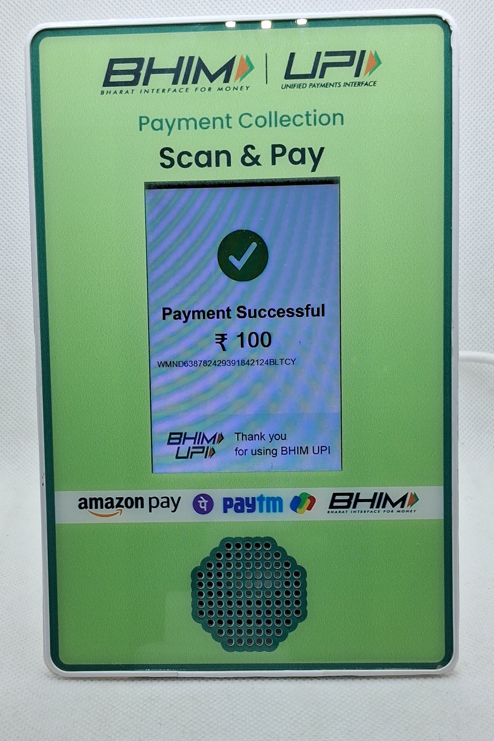 Quick QR display setup for seamless digital payments DQR-222