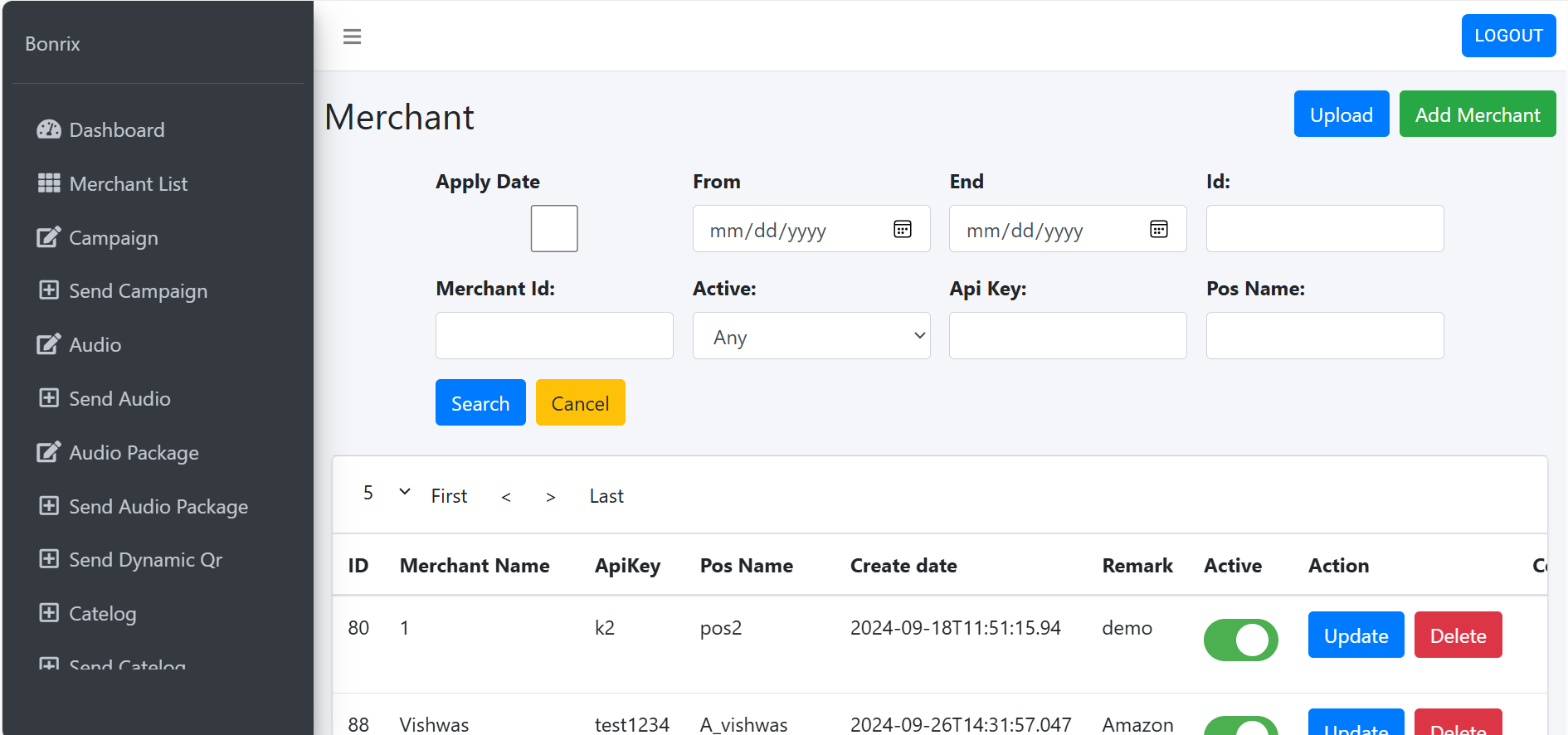 Bonrix CMS for Efficient Digital Signage at Retail
