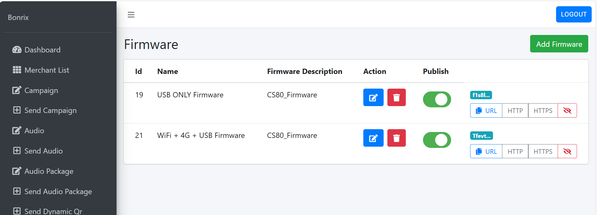 Retail Digital Signage with TMS and CMS Management