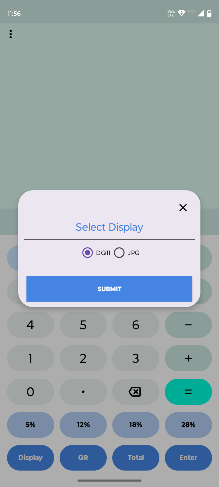 Rechargeable and lightweight Bluetooth payment QR display DQR-222